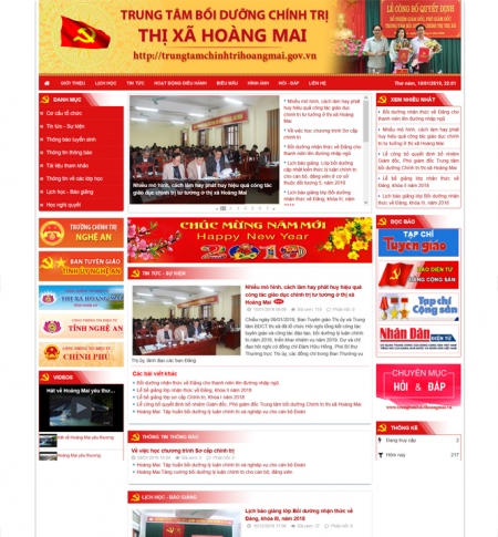WEBSITE TRUNG CHÍNH TRỊ HOÀNG MAI